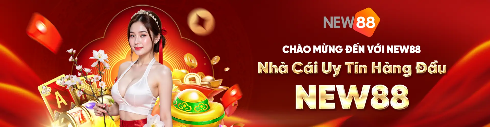 Banner New88 về nổ hũ, slot game và bắn cá