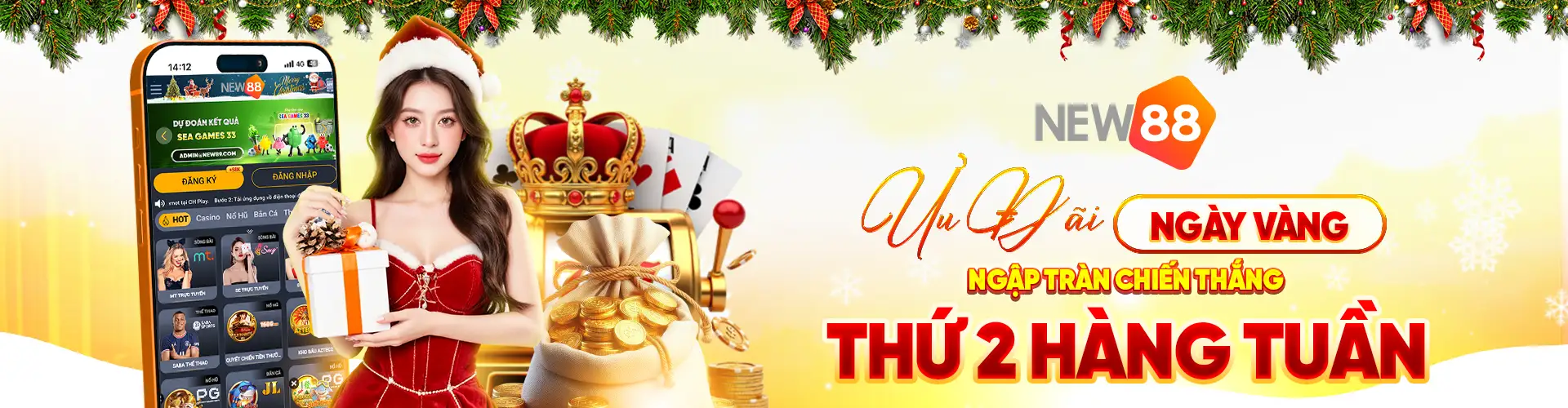Banner New88 về ưu đãi và nhắc nhở trách nhiệm